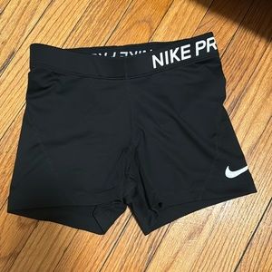 Black Nike pro spandex size small